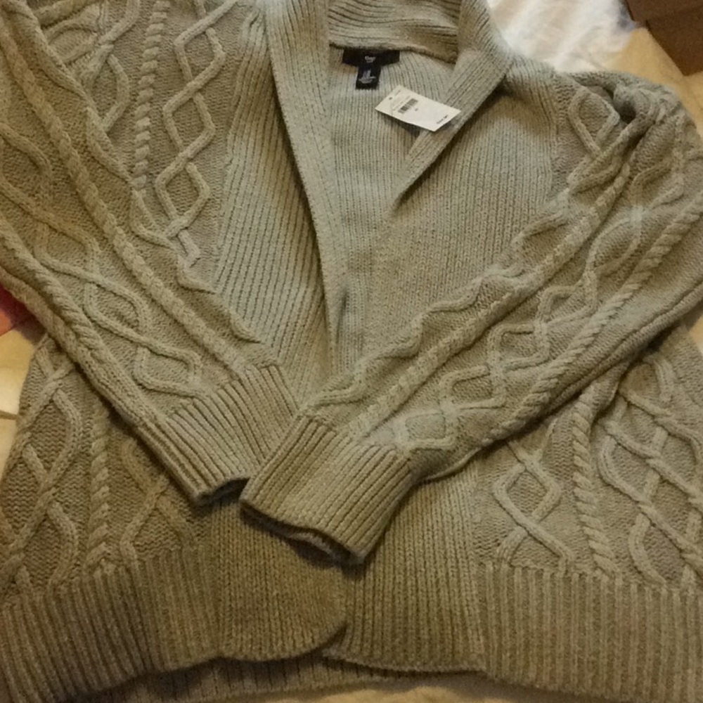 Gap factory open cardigan sweater